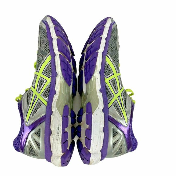 Asics Gel Kayano 21 Athletic Running Shoe Gray Purple Green Womens Size 9 1/2 - Picture 6 of 11